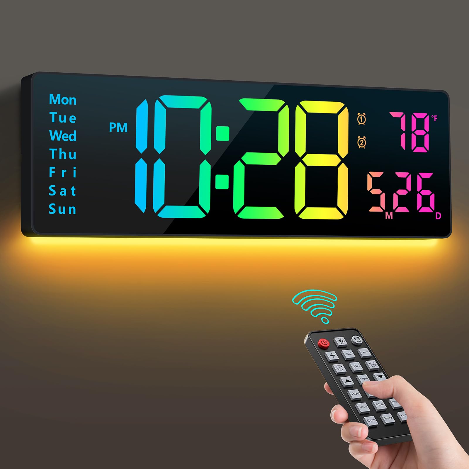 Amazon.com: Digital Wall Clock 16